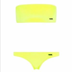 ISO - TRIANGL VELVET CRUSH - LEMON SPLIT BIKINI